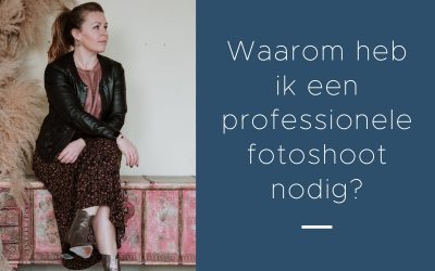 Waarom heb ik een professionele fotoshoot nodig?