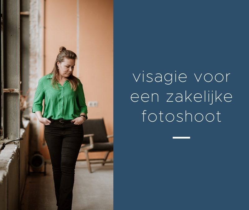 Visagie voor een zakelijke fotoshoot